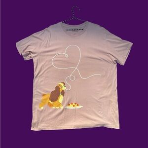 Lady and the Tramp Spaghetti and Meatballs T-shirt